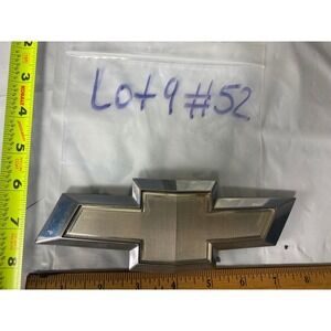 Chevrolet Bowtie Emblem Silver Chrome Emblem Chrome Chevy Rear‎ Badge Logo